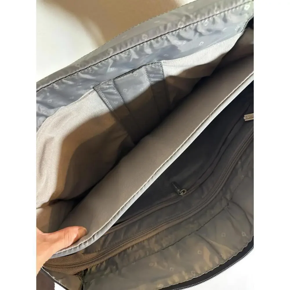 Samsonite Black Laptop Tote Bag Nylon Work Travel Bag Zip Top